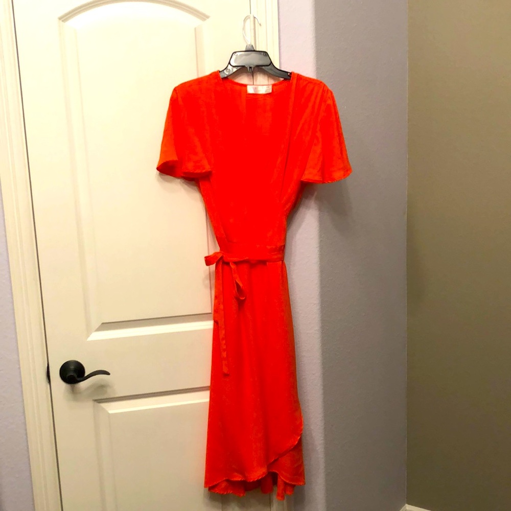 Bright midi dress